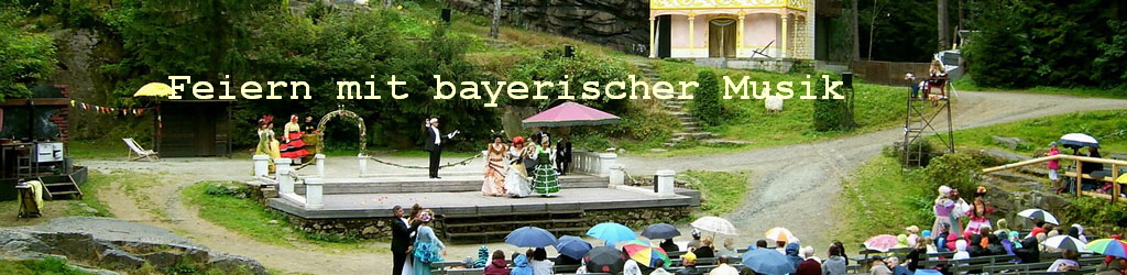 Feiern mit bayerischer Musik