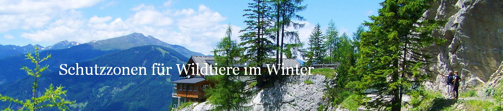 Schutzzonen fr Wildtiere im Winter